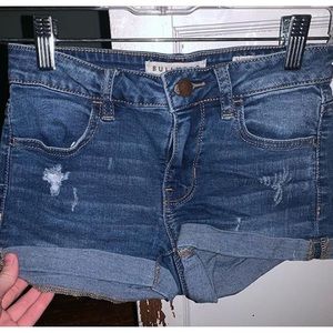 pac sun denim shorts